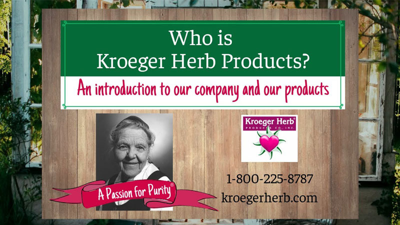 Who Is Kroeger Herb Products Co., Inc.?